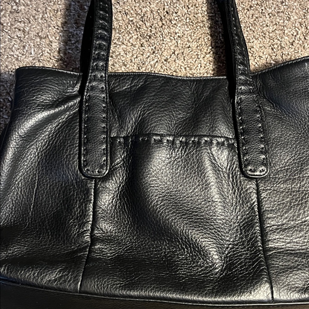 Stone & Co. Black Leather Shoulder Bag - Picture 3 of 8